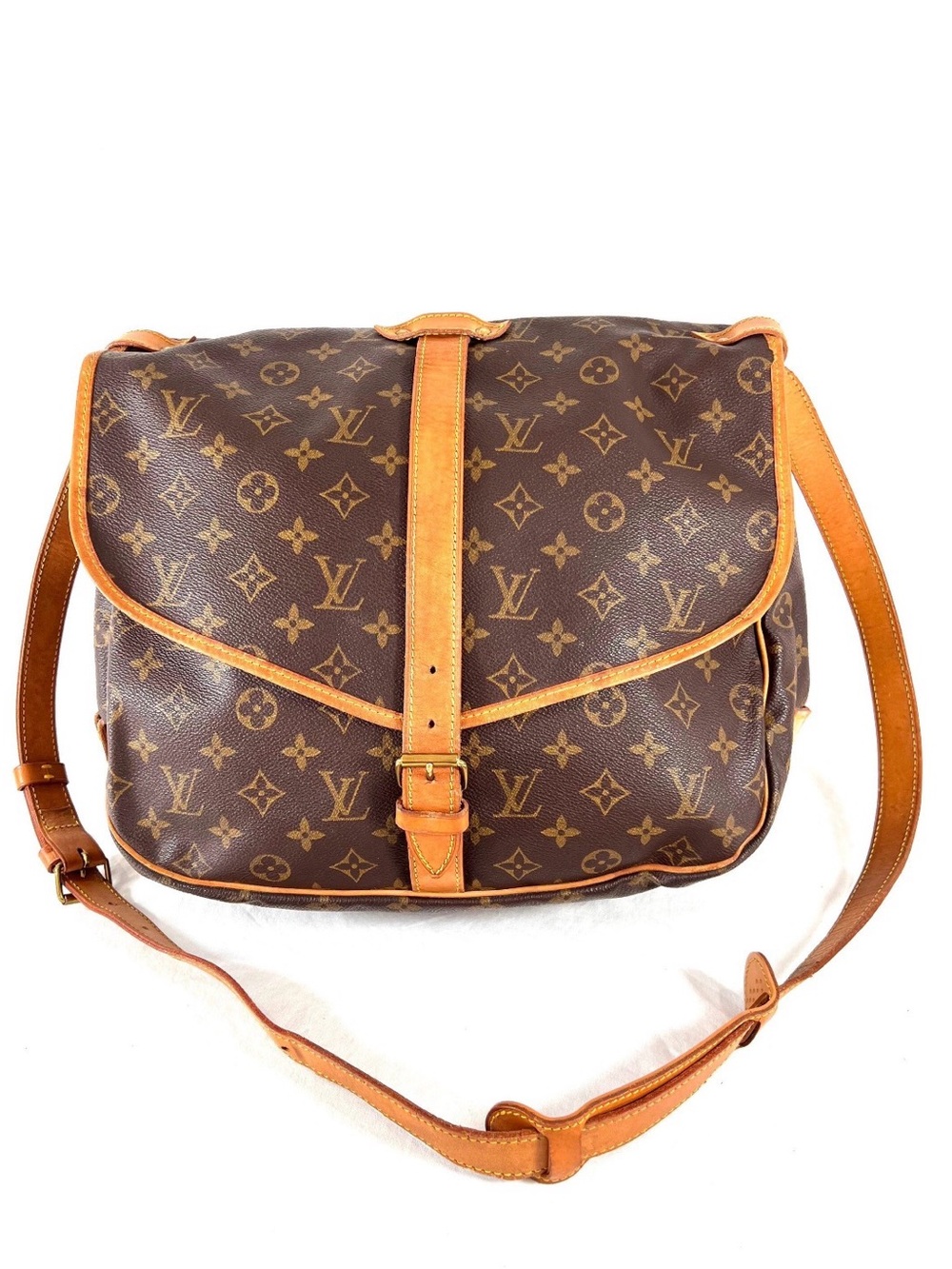 Louis Vuitton Monogram Canvas Crossbody Bag - Brown/Tan - Picture 1 of 3